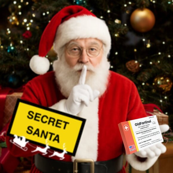 Novelty Prank Medicine Box OldFartinol Funny Prescription Gag Gift Exchange Xmas - Picture 1 of 12